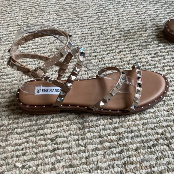 Steve Madden Travel tan sandals women’s size 8 - Picture 7 of 10